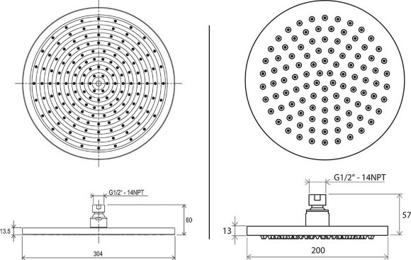 Насадка для душа Ravak 981.00