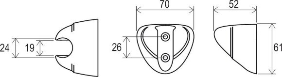 Держатель лейки пластиковый Ravak 610.00