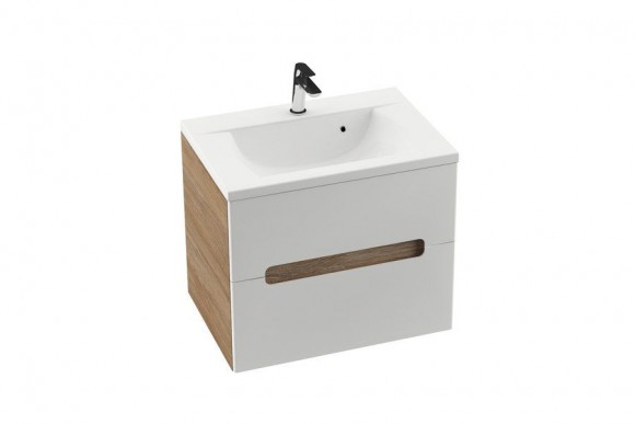 Тумба под умывальник Ravak SD 600 CLASSIC II каппучино/белая
