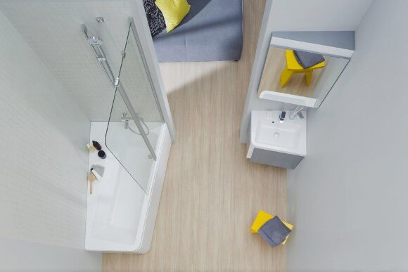 Зеркало Ravak 10° 650 R темный орех