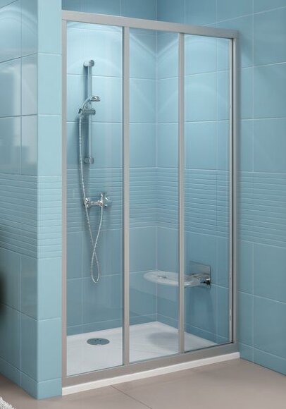 Душевая дверь раздвижная Ravak Supernova ASDP3-120 белый+перл