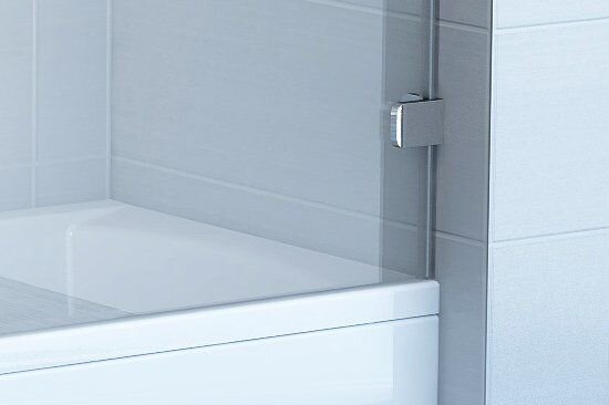 Шторка для ванны Ravak BVS1-80 хром+транспарент