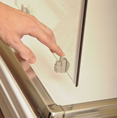 Душевой уголок полукруглый Ravak Blix BLCP4-90 Sabina блестящий+транспарент