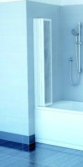 Шторка для ванны Ravak VS5 белая+рейн