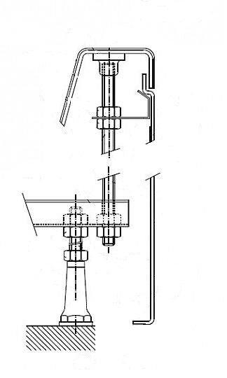 Крепление панели Ravak универсальное