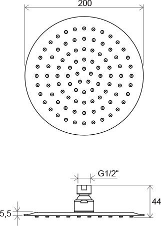 Насадка для душа Ravak 984.01