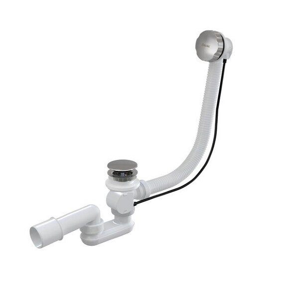 Сточный комплект для ванны с переливом "Хром" 570 мм Сточный комплект для ванны с переливом "Хром" 570 мм