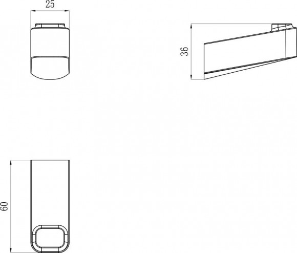 Крючок одинарный TD 110.00