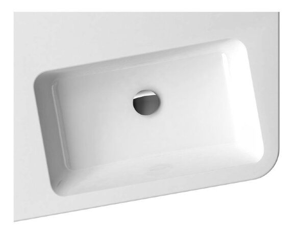 Умывальник Ravak угловой 10° 550 из литого мрамора правый