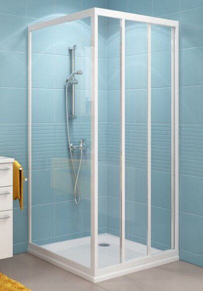 Неподвижная стенка Ravak Supernova APSS-75 белый+транспарент