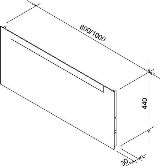Зеркало Ravak Clear 800