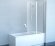 Шторка для ванны Ravak CVS2-100 P белый+транспарент