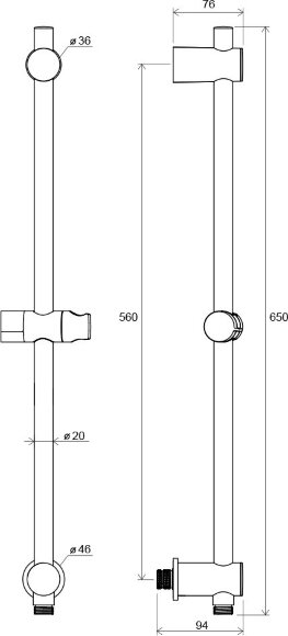 Держатель подвижной 975.00