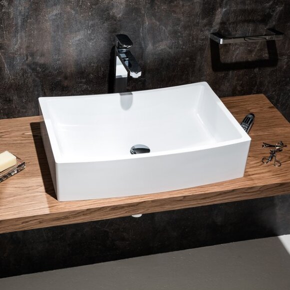 Умывальник Ravak Formy 02 500 D белый со скрытым переливом