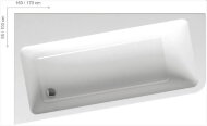 Акриловая ванна Ravak 10° 170x100 L
