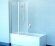 Шторка для ванны Ravak CVS2-100 L сатин+транспарент