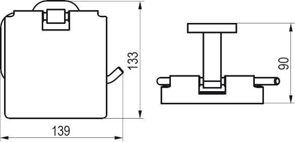 Держатель туалетной бумаги Chrome CR 400.00