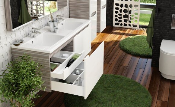 Сдвоенный умывальник Ravak Classic 1300