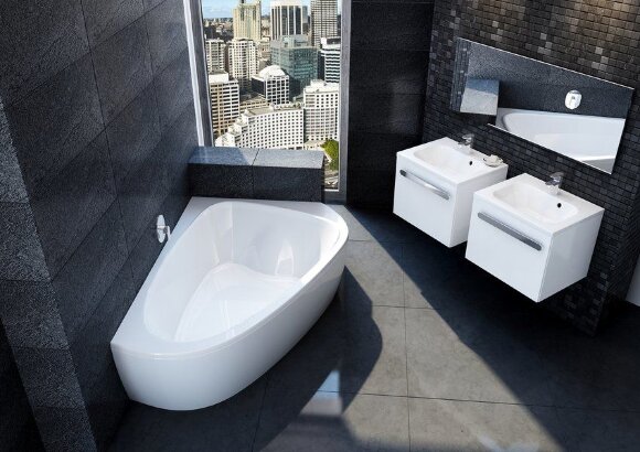 Акриловая ванна Ravak LoveStory II L 196x139