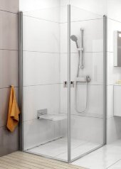 Элемент душевого уголка Ravak Chrome CRV1-90 блестящий+транспарент Элемент душевого уголка Ravak Chrome CRV1-90 блестящий+транспарент