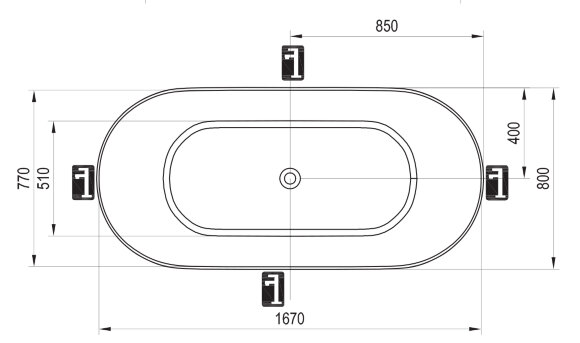 Акриловая ванна Ravak Retro 170х79