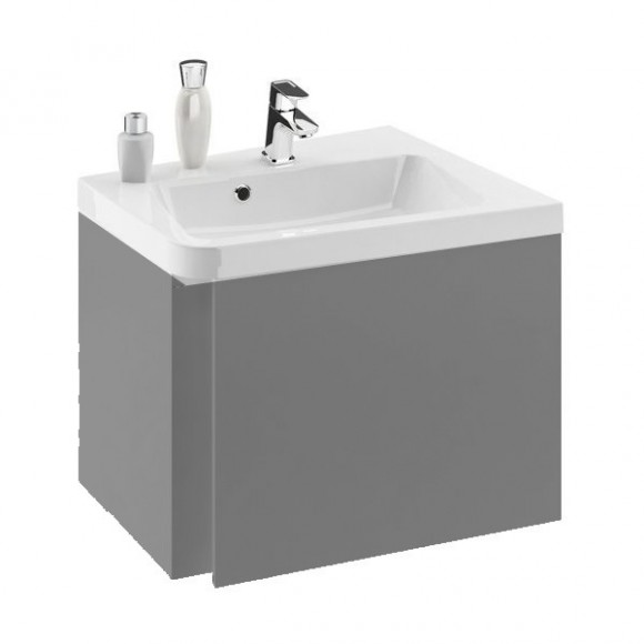 Тумба под умывальник Ravak угловая SD 10° 650 R серый Тумба под умывальник Ravak угловая SD 10° 650 R серый