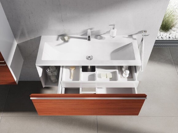 Тумба под умывальник Ravak SD 800 Clear белая/белая